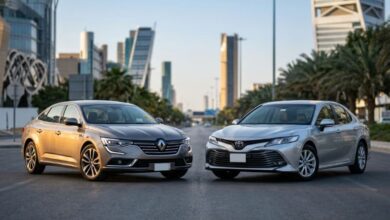 مقارنة رينو تاليسمان وكامري